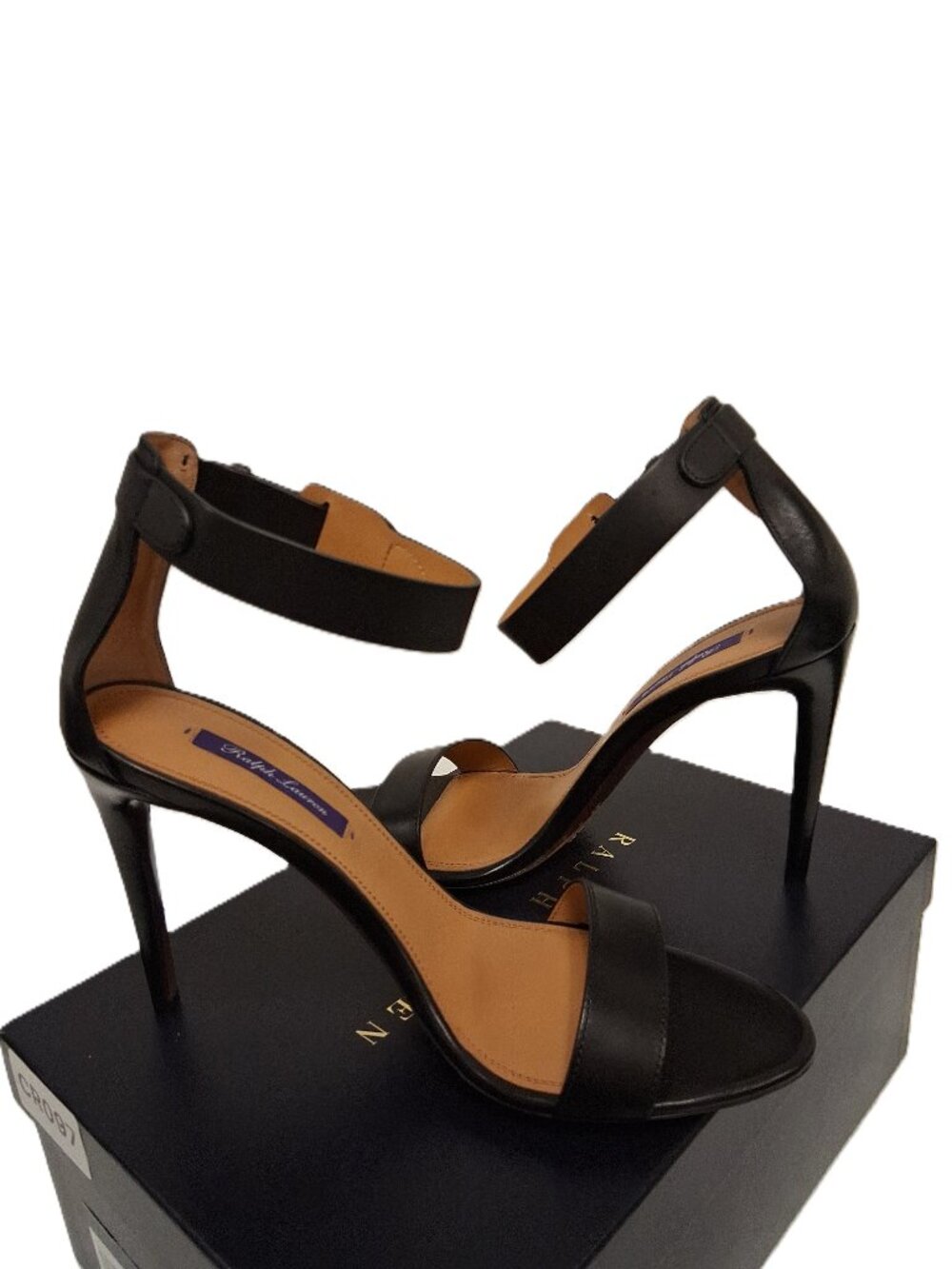 Ralph Lauren Purple Label Colson Black Soft Lux Stiletto Heels